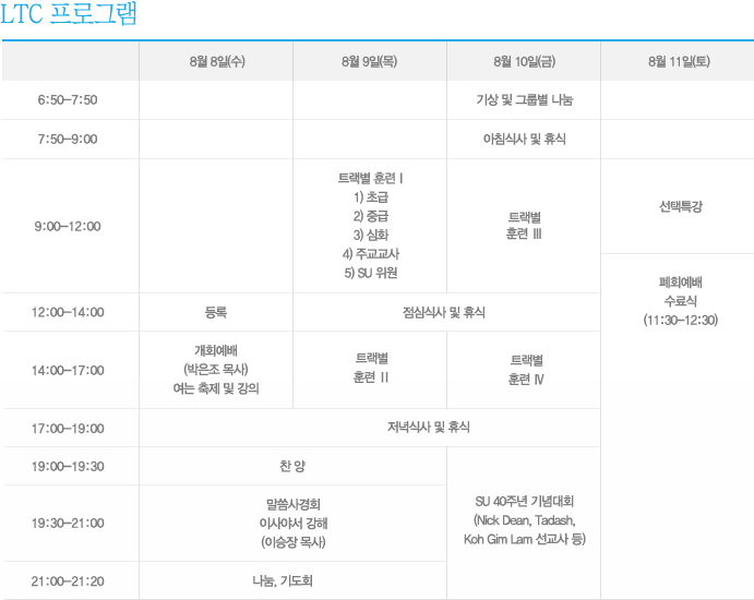 LTC프로그램